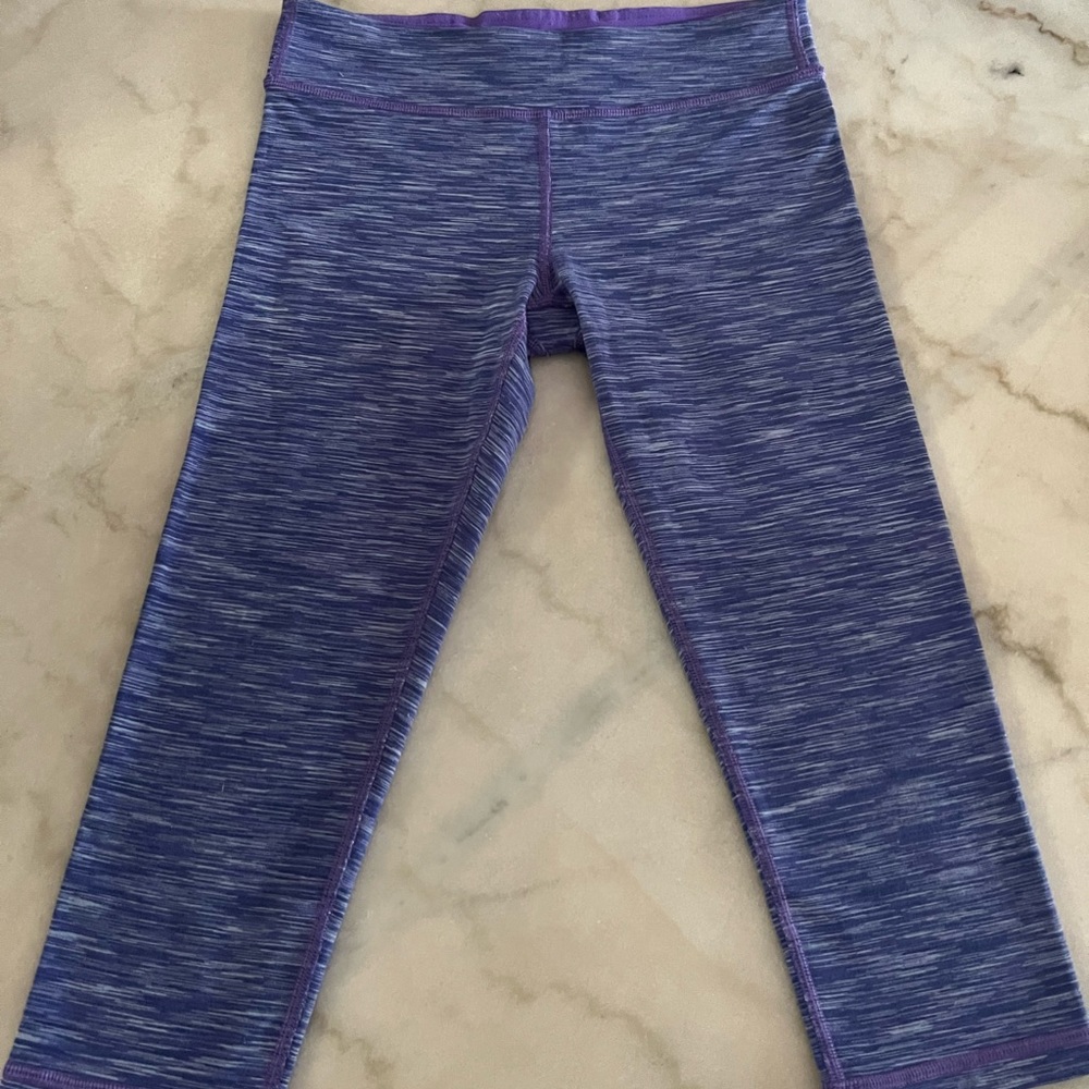 Purple ivivva (by lululemon) capri leggings